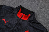 2025-26 ACM Black Kids Half Pull Tracksuit #E25198(童装)(半拉链)