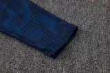 2025-26 Marseille Royal blue Kids Half Pull Tracksuit #E25197(童装)(半拉链)