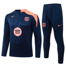 2025-26 BAR Royal blue Half Pull Tracksuit #B25140(半拉链)