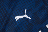 2025-26 Marseille Royal blue Kids Half Pull Tracksuit #E25197(童装)(半拉链)