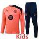 2025-26 BAR Orange Kids Half Pull Tracksuit #E25203(童装)(半拉链)