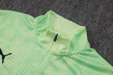 2025-26 Man City Light green Half Pull Tracksuit #B25139(半拉链)