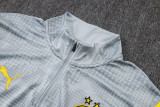 2025-26 Dortmund Yellow Half Pull Tracksuit #B25142(半拉链)