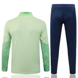 2025-26 Man City Light green Half Pull Tracksuit #B25139(半拉链)