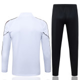 2025-26 ACM White Half Pull Tracksuit #B25145(半拉链)