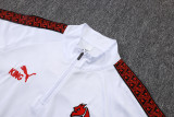 2025-26 ACM White Half Pull Tracksuit #B25145(半拉链)