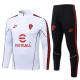 2025-26 ACM White Half Pull Tracksuit #B25145(半拉链)