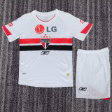 2007-2008 Sao Paulo Home Kids Retro Soccer Jersey