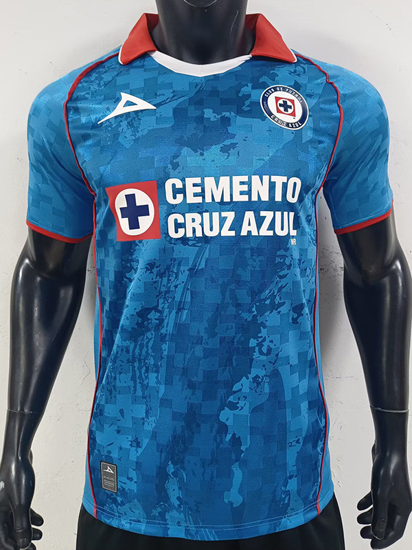 2025-26 Cruz Azul Blue Special Edition Player Version Soccer Jersey
