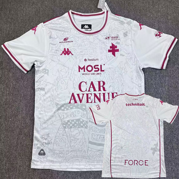 2025-26 Metz Away Fans Soccer Jersey