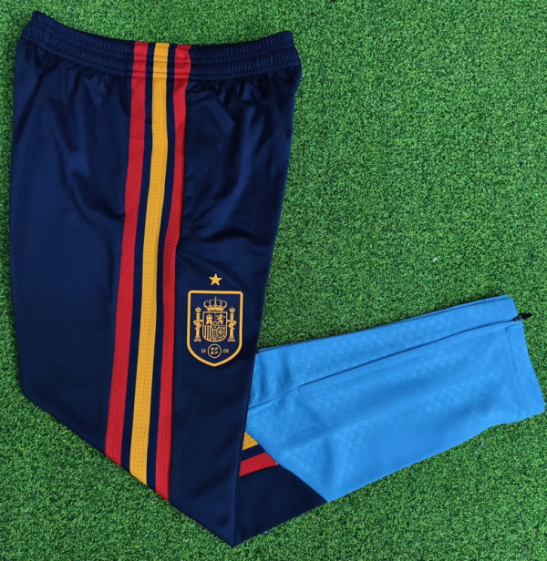 2026-27 Spain Royal blue Training Long Pants (Have Pocket)