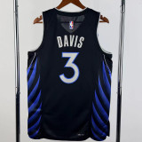 2025-26 Dallas Mavericks DAVIS #3 Black City Edition Top Quality Hot Pressing NBA Jersey(V领)