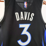 2025-26 Dallas Mavericks DAVIS #3 Black City Edition Top Quality Hot Pressing NBA Jersey(V领)