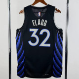 2025-26 Dallas Mavericks FLAGG #32 Black City Edition Top Quality Hot Pressing NBA Jersey(V领)