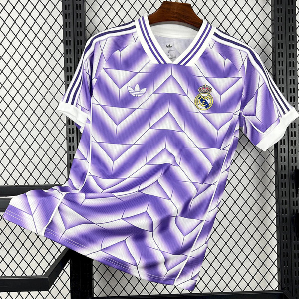 2025-26 RMA Purple Special Edition Fan Training Shirts
