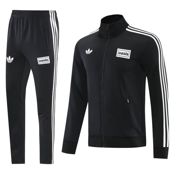 2025 Ad Oasis Black Jacket Tracksuit #AJ22