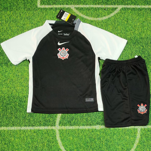 2025-26 Corinthians Away Kids Soccer Jersey