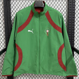 2025-26 Morocco Red & Green Double Sided Windbreaker (双面风衣)