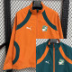 2025-26 Ivory Coast Orange & Green Double Sided Windbreaker (双面风衣)