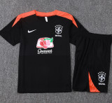 2025-26 Brazil Black Training Short Suit #D25266