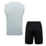 2025-26 Al-Ahli Saudi Light green Tank top and shorts suit #D25262