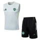 2025-26 Al-Ahli Saudi Light green Tank top and shorts suit #D25262