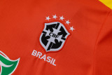 2025-26 Brazil Orange Training Short Suit #D25271