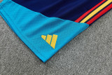 2026-27 Spain Royal blue Tank top and shorts suit