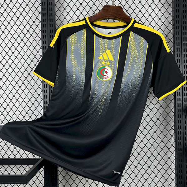 2026-27 Algeria Black Fans Training shirts (金边)