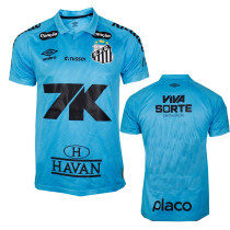 2025-26 Santos FC Third Prints Sponsor Fans Soccer Jersey