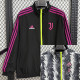2025-26 JUV Black & Gray Double Sided Windbreaker (双面风衣)