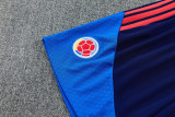 2026-27 Colombia Royal blue Tank top and shorts suit