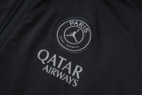 2025-26 PSG Jordan Black Jacket Tracksuit #A25118