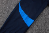 2025-26 RMA Royal blue Half Pull Tracksuit #B25147(半拉链)