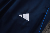 2025-26 RMA Royal blue Half Pull Tracksuit #B25147(半拉链)