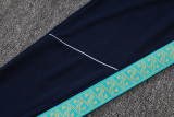 2025-26 Marseille White Half Pull Tracksuit #B25146(半拉链)