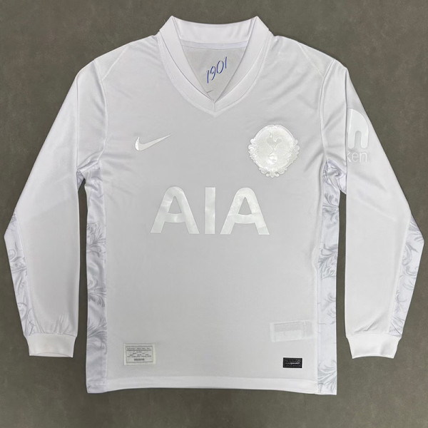 2025-26 TOT White Special Edition Long Sleeve Soccer Jersey (长袖)