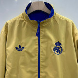 2025-26 RMA Blue & Yellow Double Sided Windbreaker (双面风衣)