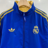 2025-26 RMA Blue & Yellow Double Sided Windbreaker (双面风衣)