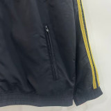 2025-26 Man Utd Black & Red Double Sided Windbreaker (双面风衣)