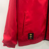 2025-26 Man Utd Black & Red Double Sided Windbreaker (双面风衣)