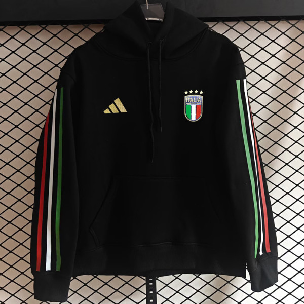 2026-27 Italy Black Hoody 黑色(加绒)