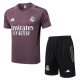 2025-26 RMA Gray Purple Training Short Suit #D25279