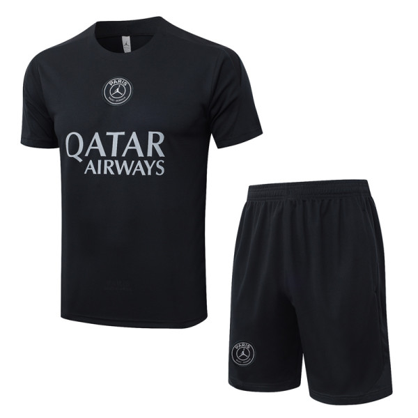2025-26 PSG Jordan Black Training Short Suit #D25275