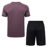 2025-26 RMA Gray Purple Training Short Suit #D25279