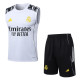 2025-26 RMA White Tank top and shorts suit #D25276