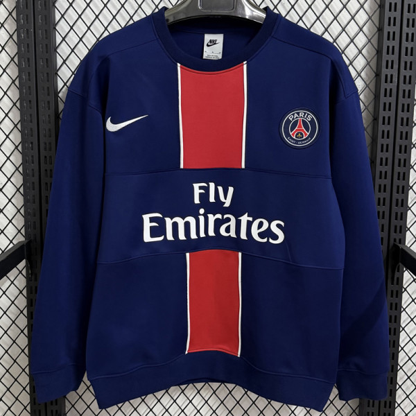 2025-26 PSG Royal blue Hoody (无帽卫衣)