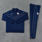 2026-27 France Royal blue Jacket Tracksuit