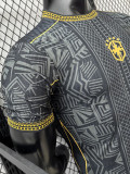 2025-26 Brazil Black Gold Special Edition Player Version Soccer Jersey