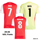 2025-26 ARS Blue Yellow Special Edition Player Version Training Shirts